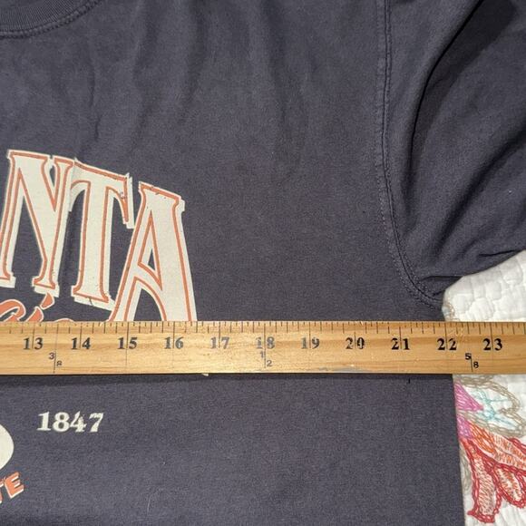 Comfort Colors men’s size large Atlanta Georgia The Peach State charcoal grey - Picture 4 of 8